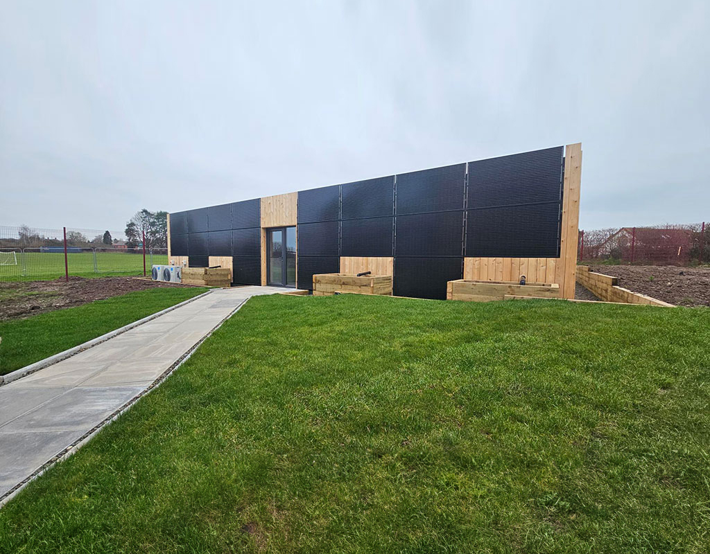 Tenbury solar powered building