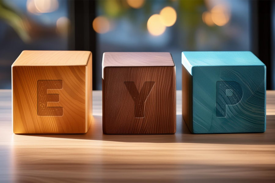 Early Years wooden blocks