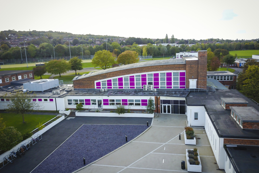 Aerial photo of OSCA Sandwell