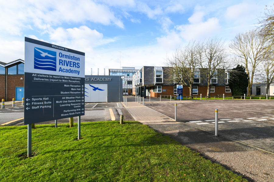 Rivers main entrance